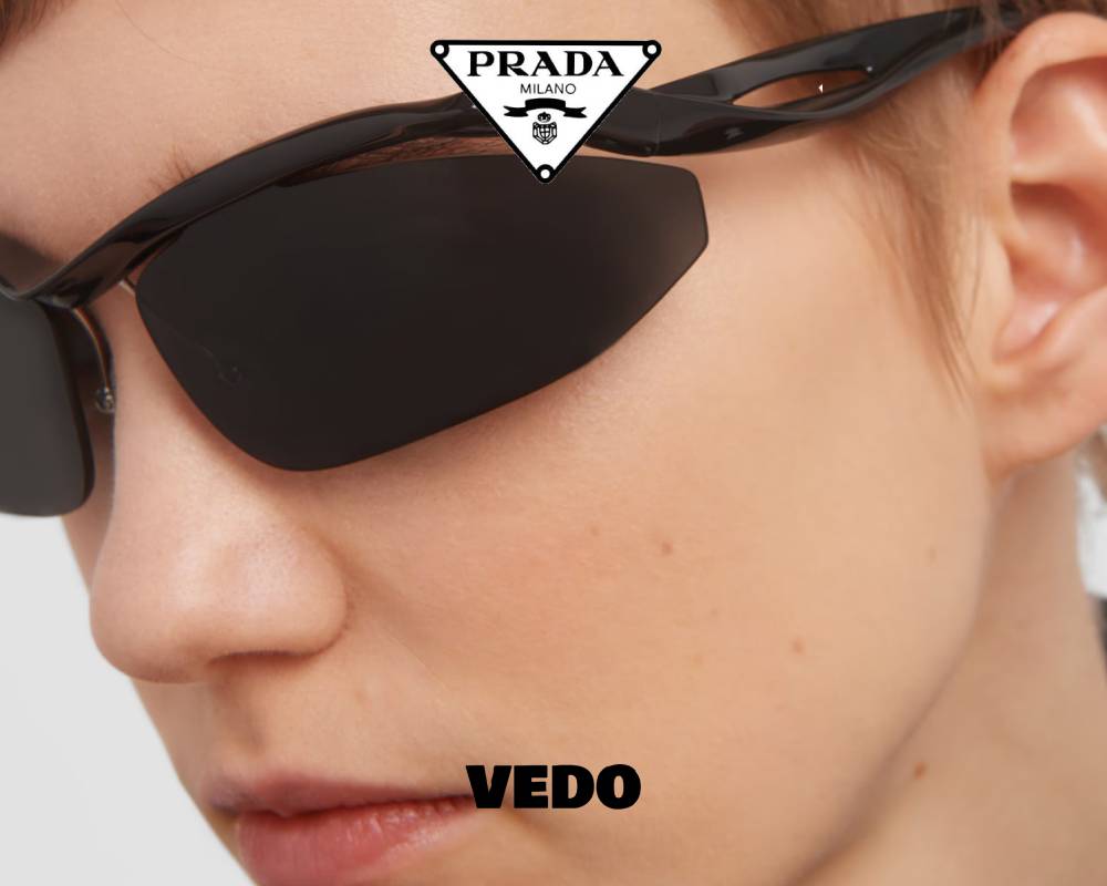 Futuristic PRADA Morph SPR A25 sunglasses vedosunglasses black