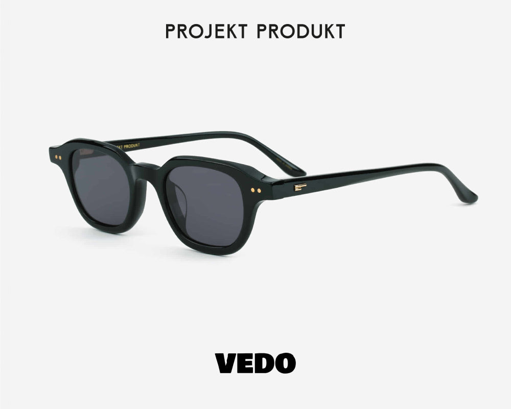 Little square acetate sunglasses PROJEKT PRODUKT RS3 vedosunglasses black