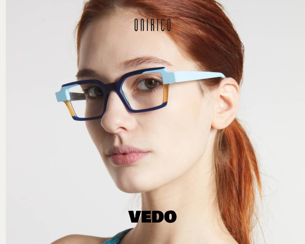 Small square colored eyeglasses ONIRICO ON128 vedosunglasses.com blue