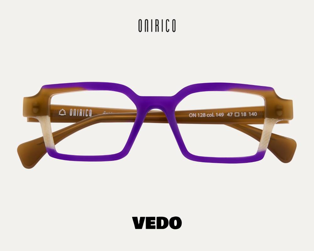 Small square colored eyeglasses ONIRICO ON128 vedosunglasses.com purple