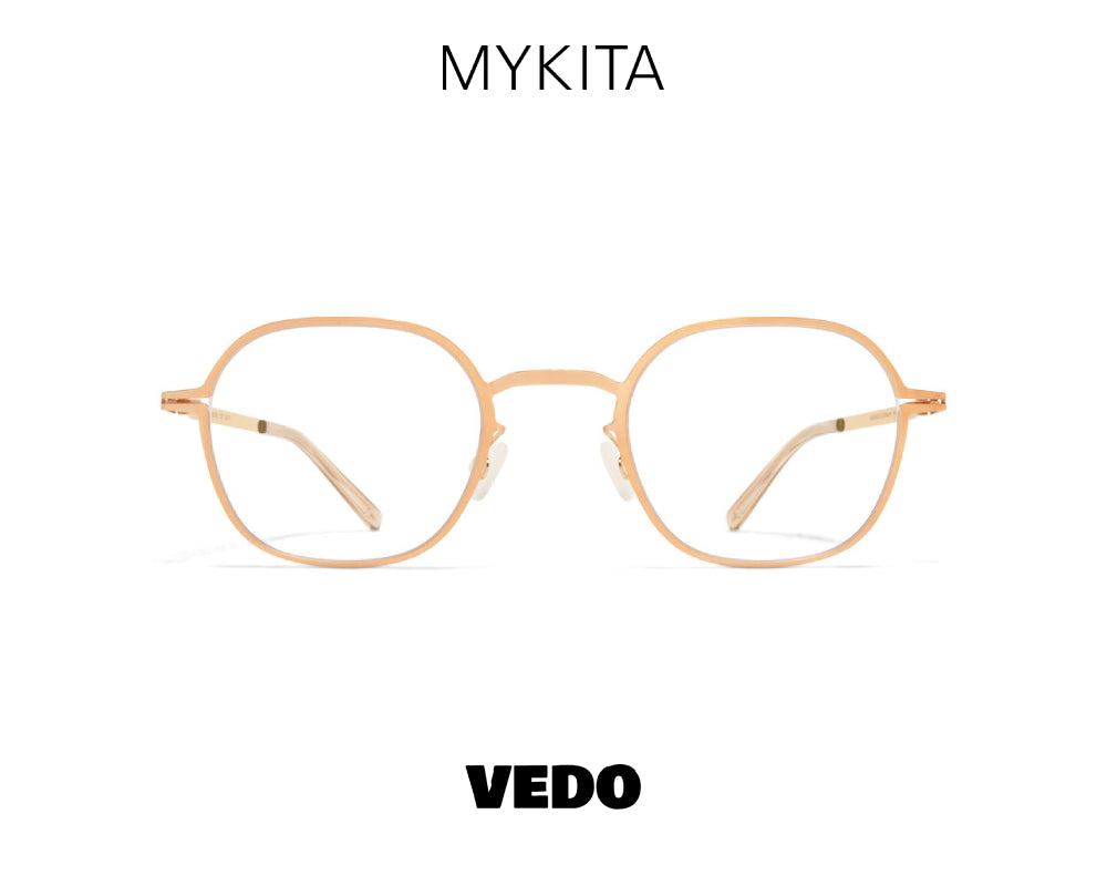 Square round eyeglasses MYKITA JES vedosunglasses.com gold