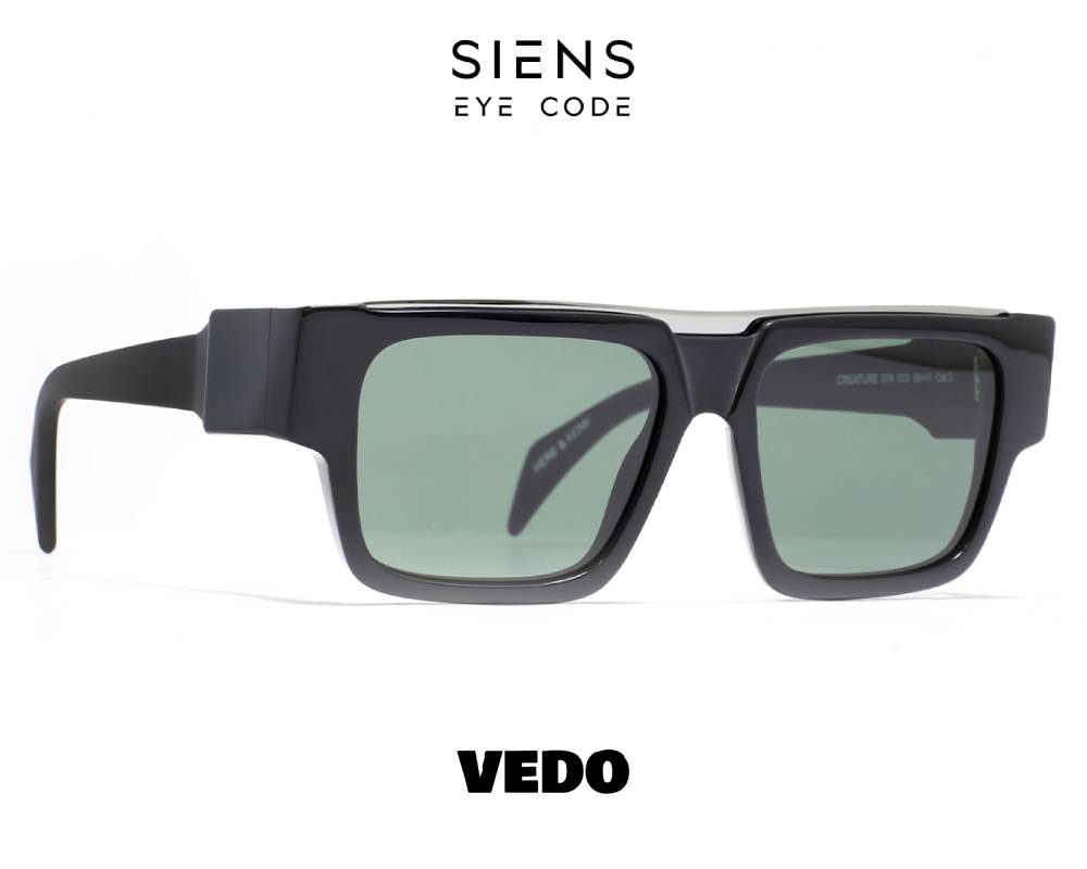 Squared rectangular SIEN EYE CODE 078 sunglasses vedosunglasses.com black