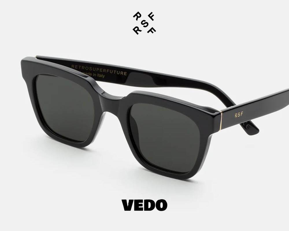 Timeless wayfarer sunglasses Retrosuperfuture GIUSTO vedosunglasses black