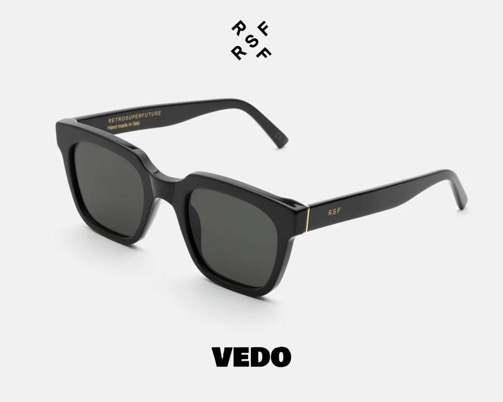 Timeless wayfarer sunglasses Retrosuperfuture GIUSTO vedosunglasses black 