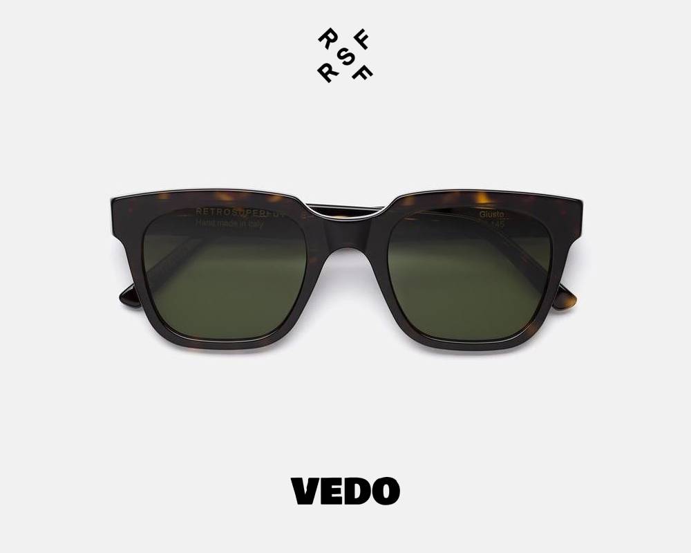 Timeless wayfarer sunglasses Retrosuperfuture GIUSTO vedosunglasses brown havana green