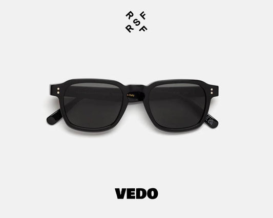 Vintage squared sunglasses Retrosuperfuture LUCE vedosunglasses black 